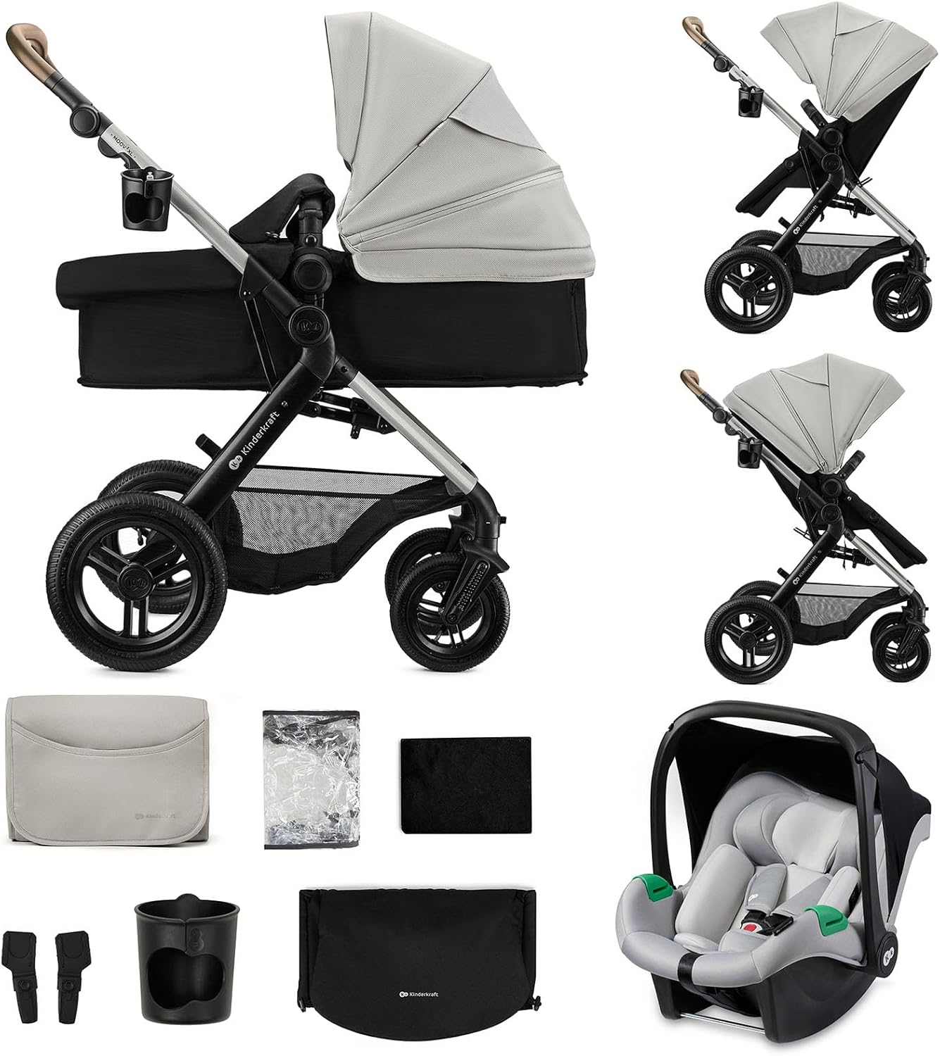 Kinderkraft Moov 2 XL : Le trio 3-en-1 tout-terrain au rapport qualité-prix imbattable