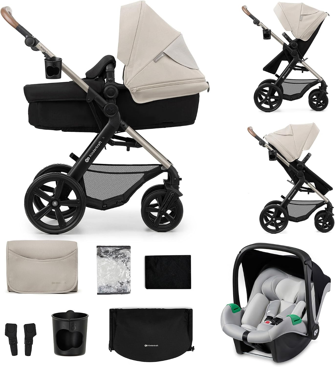 Kinderkraft Moov 2 vs Maxi-Cosi Zelia Select Trio : Deux poussettes Trio urbaines au banc d&rsquo;essai